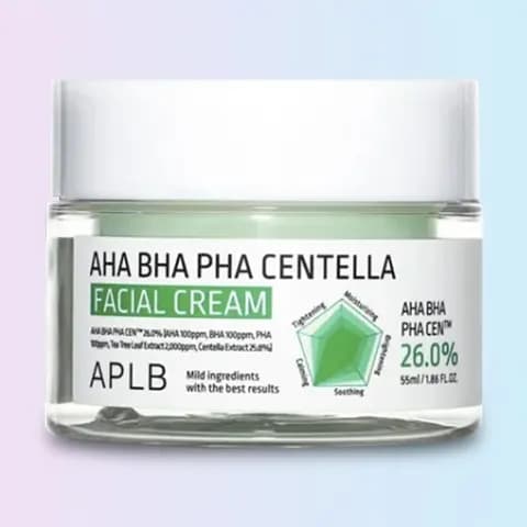 APLB - AHA BHA PHA Centella Facial Cream-55ml