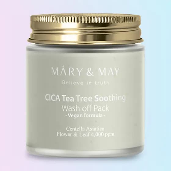 Mary&May CICA TeaTree Soothing Wash off Pack 125g