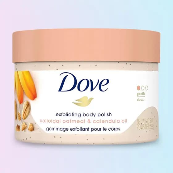 Dove Exfoliating Body Polish Colloidal Oatmeal & Calendula Oil 298gm