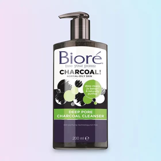Bioré Charcoal deep pore Charcoal Cleanser