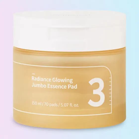 NUMBUZIN NO.3 RADIANCE GLOWING JUMBO ESSENCE PAD