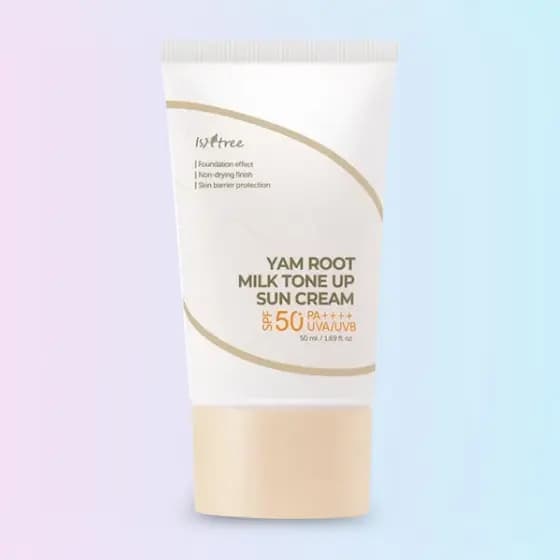 Isntree Yam Root Milk Tone Up Sun Cream
